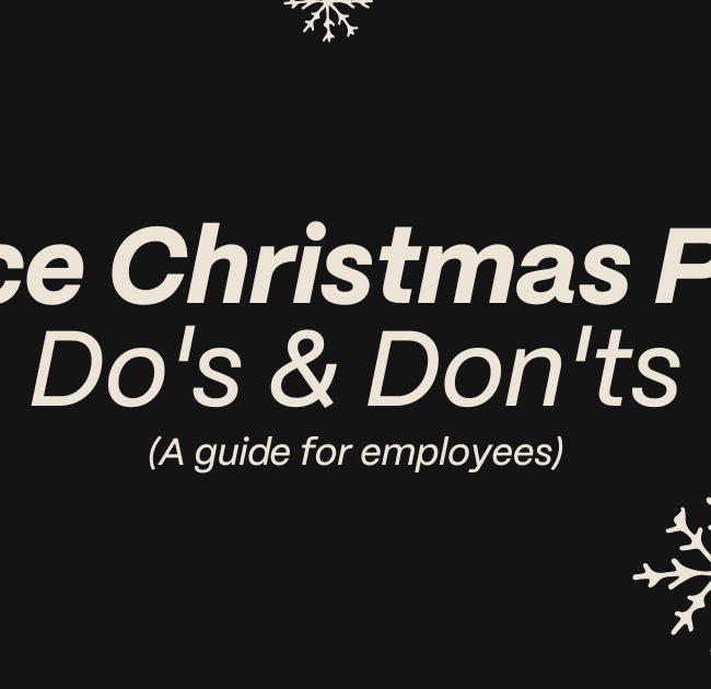 Christmas Party Do's & Don'ts