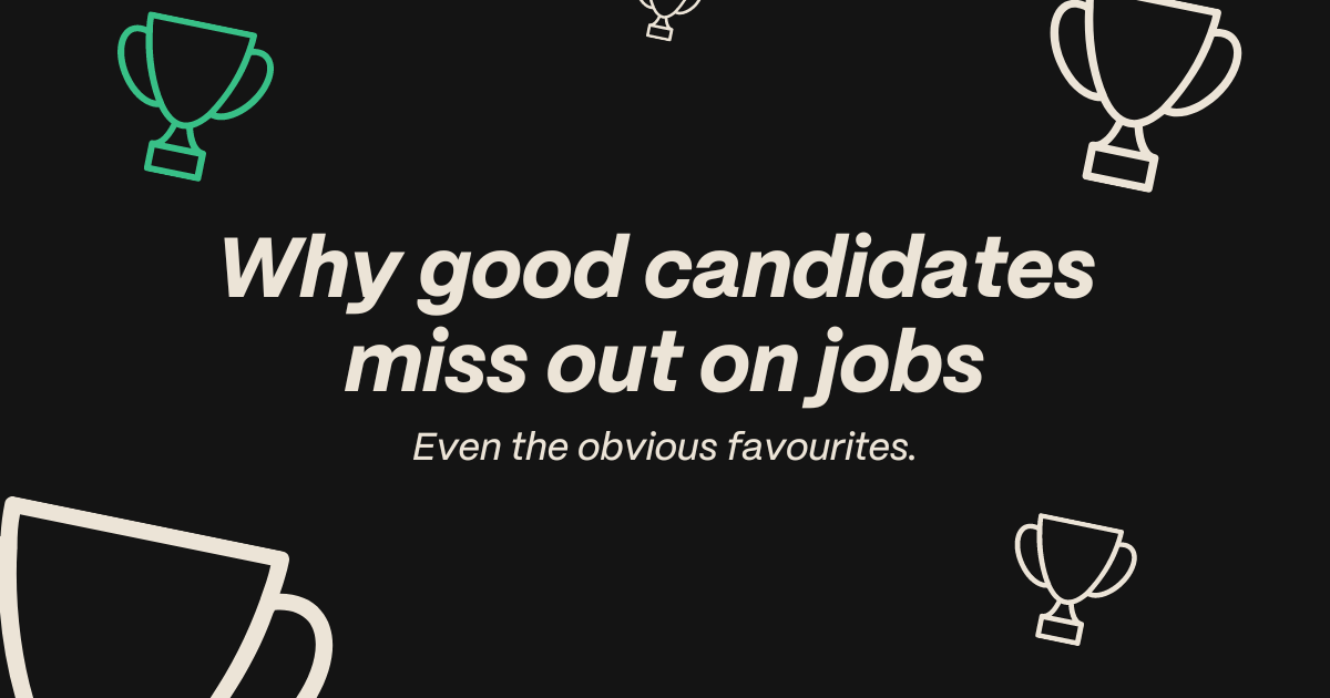 Do you know why you didn’t get that job