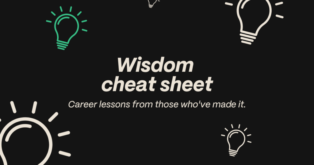 8 career lessons you shouldn't ignore.