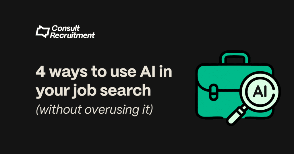 4 ways to use AI in your job search without overusing it