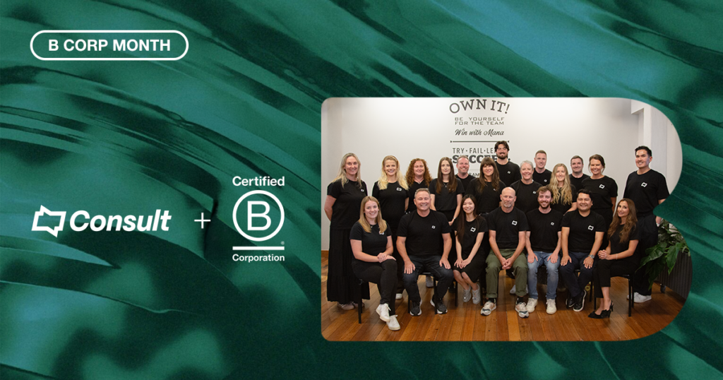 Consult Recruitment team and B Corp Month