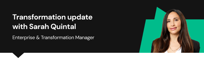 Transformation update with Sarah Quintal Consult Recruitment