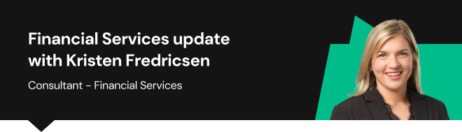 Recruitment market update from Kristen Fredricsen - Financial Services